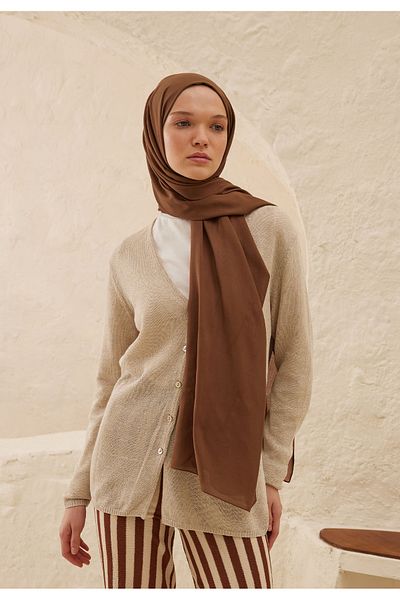 Fresh Viscose Shawl - Ramie Tree Shell Design
