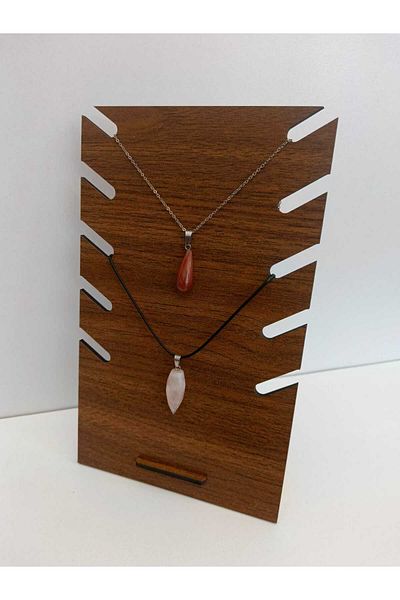 öyküdekor Wood Mdf Pendant Stand |   15X25Cm |   White & Walnut Color Optional