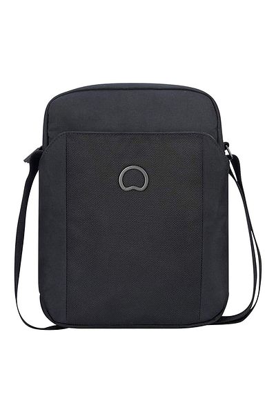Delsey Picpus 2 Compartment Vertical 10 Inch Mini Reporter Bag - Black