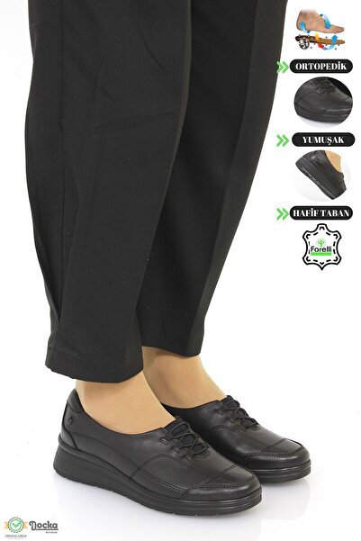 Forelli Kadın Tam Ortopedik Hakiki Deri Günlük Anne Ayakkabısı F24/CM21306Y
