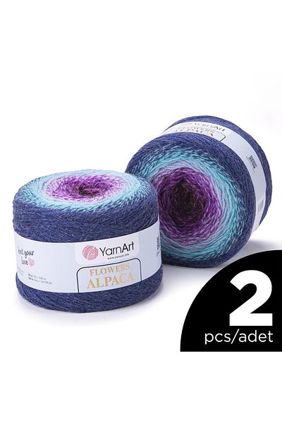 Yarnart Flowers Alpaca Knitting Yarn - 433 - 2 Pcs