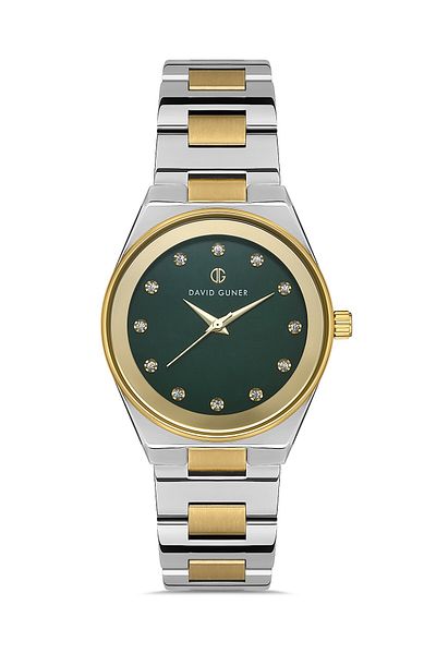 DAVID GUNER Women's Wristwatch Mirrored Case 2 Years Warranty