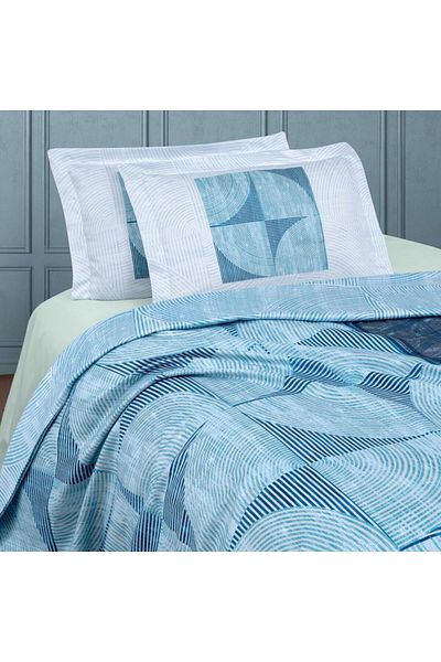 Luoca Patisca PRINTED SATIN DOUBLE PERSONAL Duvet Cover Set HACKER MINT