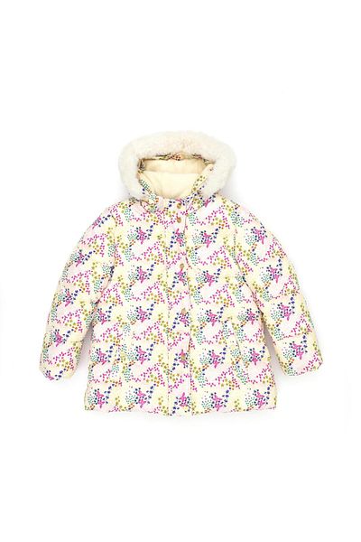 U.S. Polo Assn. Girl's Ecru Hooded Coat
