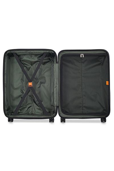 Delsey Citadel 70cm Hardcase 4 Double Wheel Expandable Check-In Luggage Trolley Khaki / Orange Zip