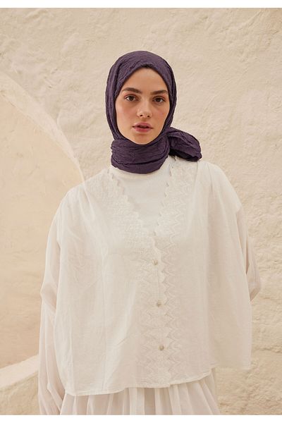 Fresh Voile Crash Shawl Yaban Mersini - Stylish Design