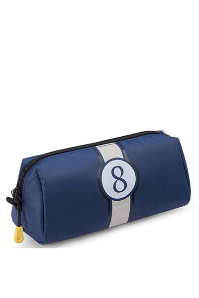 Delsey Back To School 2023 Top Zip Opening Pencil Case 1-cpt Blue Printing