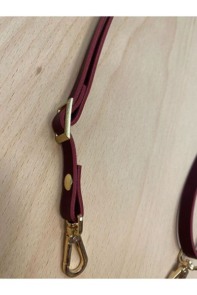 YUMAK HOBİ EVİ 1 cm Wide Faux Leather Bag Strap