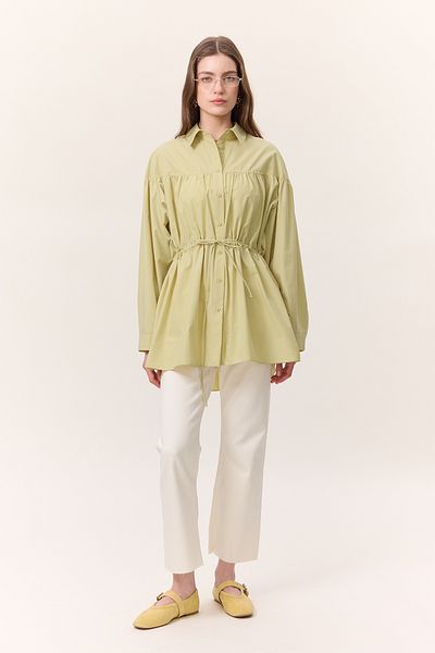 Manuka Yellow Detailed Tunic Bow Tie