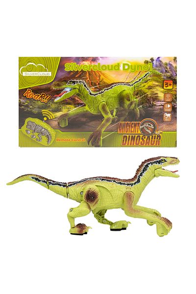PNI Jucărie dinozaur Silvercloud Dyno1 cu telecomandă, emite 4 tipuri de sunete baterie 500mAh