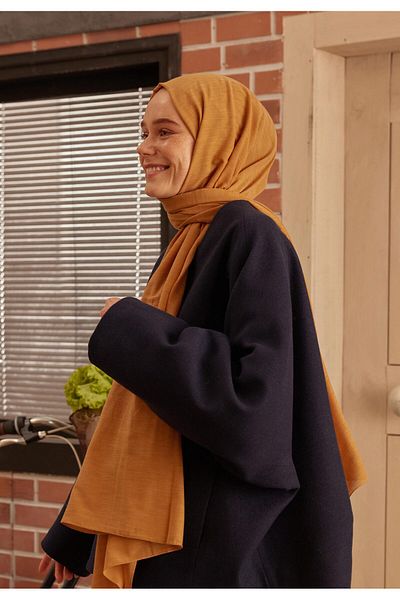 Fresh Comfortable Algodan Shawl - Pumpkin Design