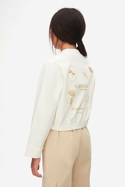 nk kids 38335 Girl's Ecru Naturally Jacket