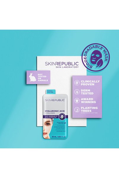 Skin Republic Hyaluronic Acid + Collagen Face Mask