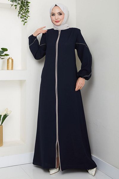 hafsamina Embroidered Sleeves Ferace, Lanzeret Ferace Hm2721