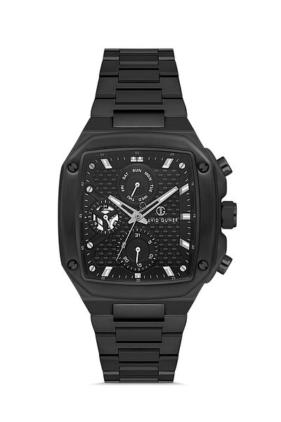 DAVID GUNER Square Men's Wristwatch - Multifunction