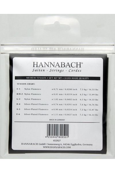 Hannabach 827 Mt Flamenco Guitar String