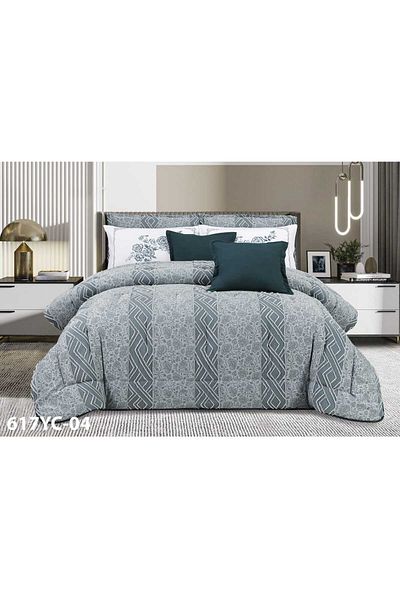 Moon Luxury Microfiber Double Duvet Set, 8 Pieces, Duvet Size 230 x 250 cm