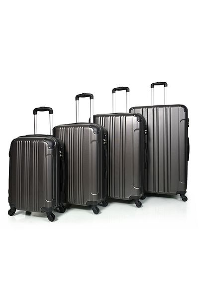 MORANO Morano Durable and Lightweight 4-Wheel Spinner Luggage Set with Numbered Security Lock (Set of 4)