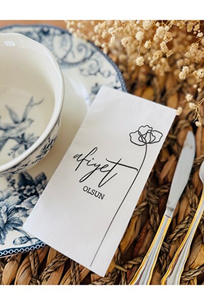 napkindesign Baskılı Lux Sunum Peçetesi 20li
