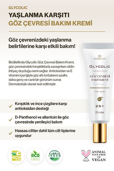 BioBellinda Glycolic Eye Contour Care Cream 25ml