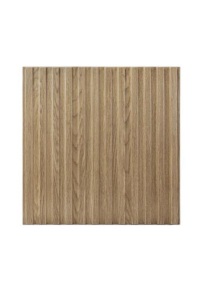 Renkli Duvarlar Кафяв 3D ABS PVC издръжлив стенен панел 1м² (50см x 50см 4 броя) миещ се ламперия