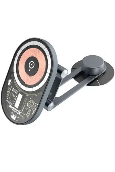 Momax Q.MAG Mount 15W Magnetic Qi Compatible with Tesla Model 3 Y Car Mount - Space Grey