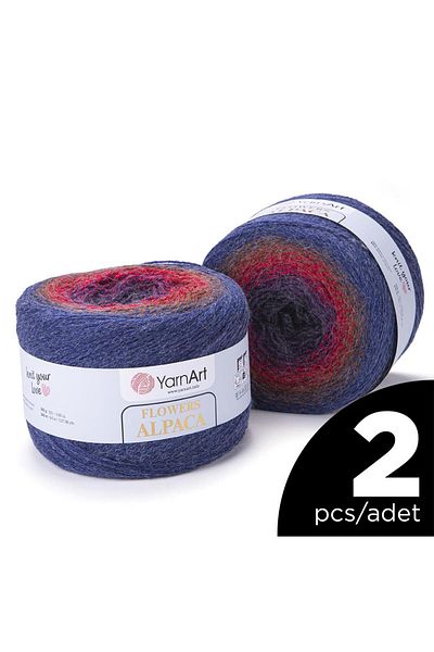 Yarnart Flowers Alpaca Knitting Yarn - 439 - 2 Pcs