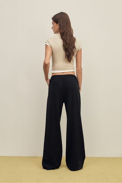 Stradivarius Long Draped Stylish Trousers
