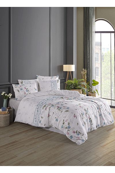 Marka Newhome Sare Double 100% Cotton Printed Pique Set
