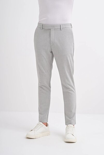 Cazador Pantaloni Jogger Seersucker cu picioare drepte