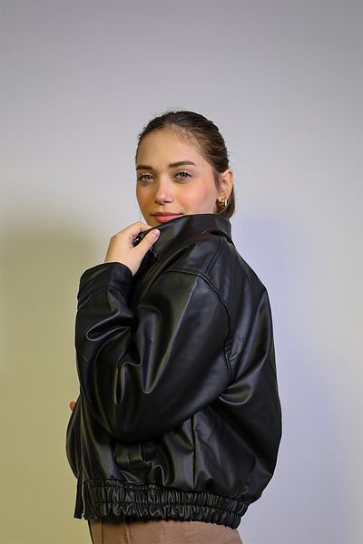 Zec Style Кожено бомбър яке