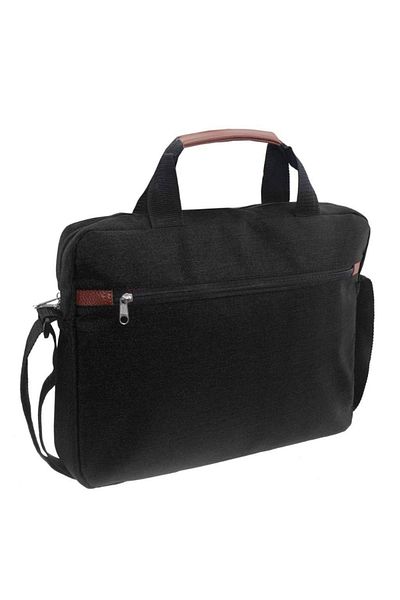 Diakakis Geantă pentru laptop, poliester, 16 inch, neagră