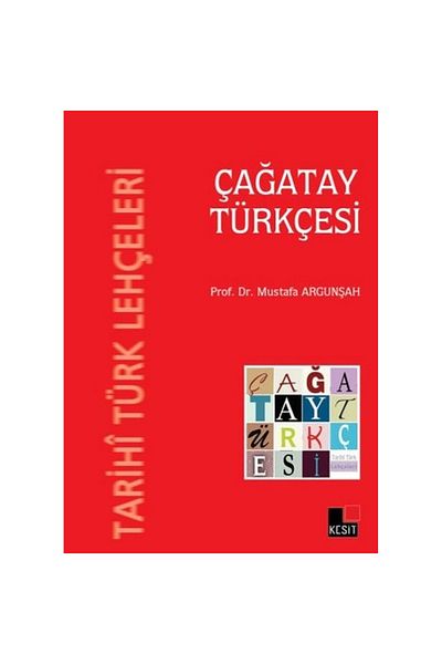 Kesit Yayınları Historical Turkish Dialects - Chagatay Turkish