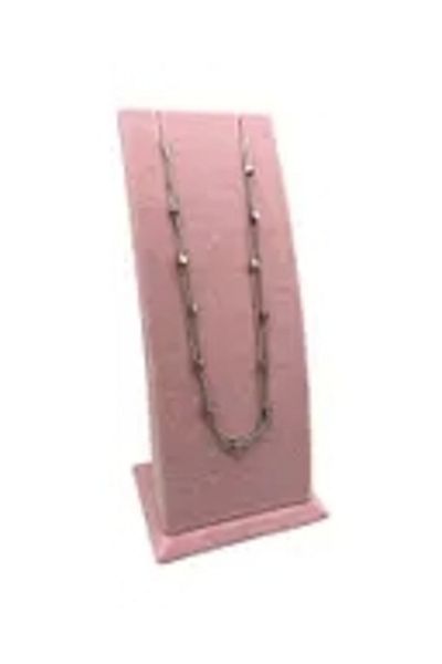 MeGass Dekor Domestic Production Suede Fabric Pink Color Footed 17/8.5 cm Pendant Display Decoration