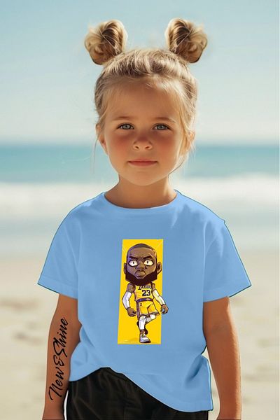 New Shine 1 tricou este un cadou pentru achiziții de 6 și mai sus în coș - Tricou pentru copii supradimensionat cu imprimeu Kobe