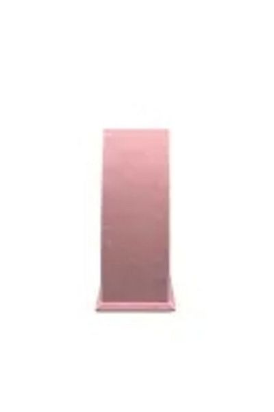 MeGass Dekor Domestic Production Suede Fabric Pink Color Footed 17/8.5 cm Pendant Display Decoration