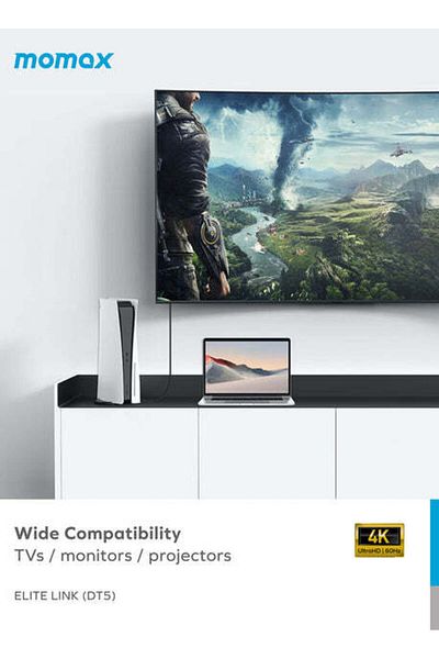 Momax Elite Link HDMI to HDMI 4K 2.0 Cable [2 Meter] Black