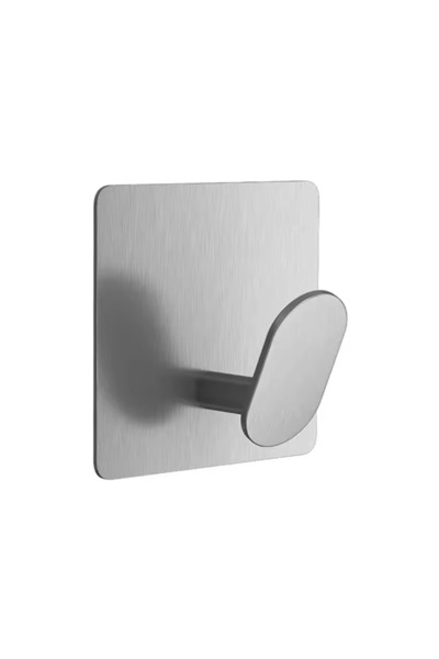 Microcase Yapışkanlı Paslanmaz Çelik Banyo Mutfak Eşya Havlu Vb Metal Askılık...