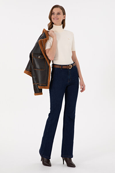 U.S. Polo Assn. Kadın Koyu Mavi Jean Pantolon 50293260-DN0023