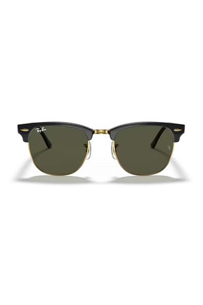 Ray-Ban Rb 3016 W0365 49 Clubmaster Unisex Black Sunglasses