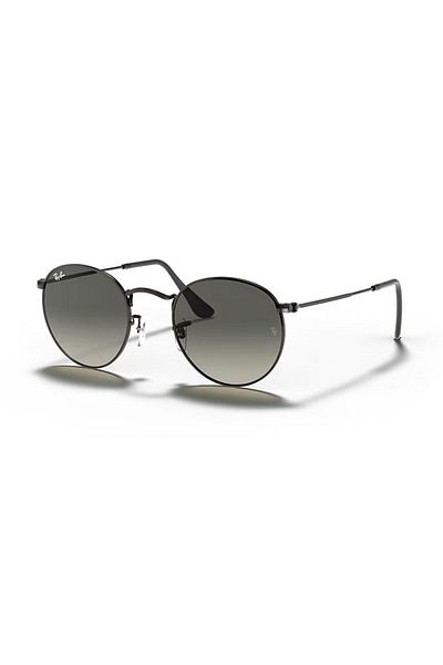 Ray-Ban Rb 3447N 00271 53 Unisex Black Round Metal Sunglasses