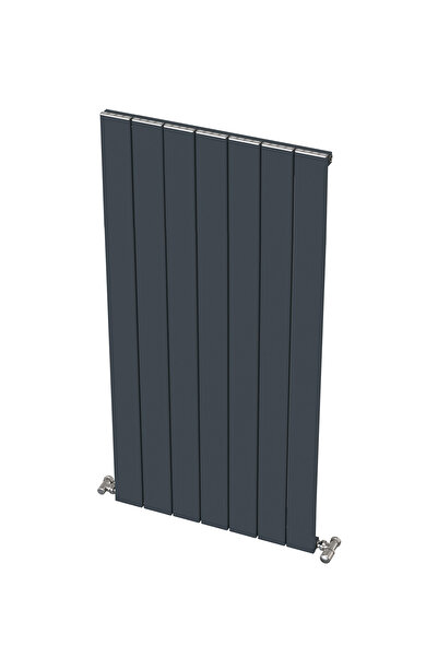 AEON Panel Radyatör Alüminyum Dikey 1200 X 625 7 Dilim Antrasit Hestia