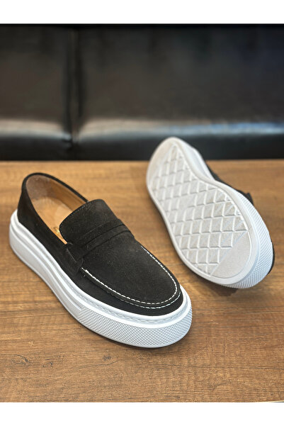 Avni Ceylan Süet Deri Rahat Babet Ayakkabı