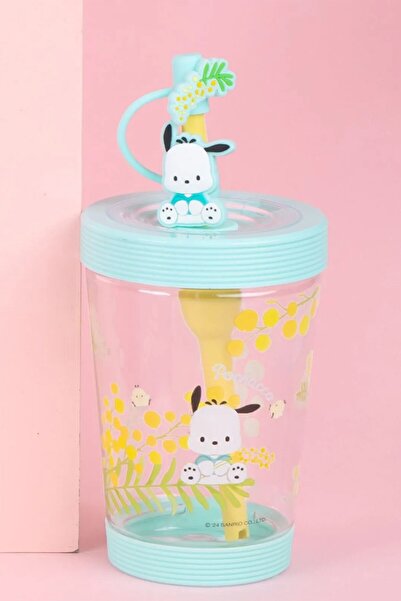 Miniso Sanrio Lisanslı Pipetli Plastik Bardak (535ml) - Pochacco
