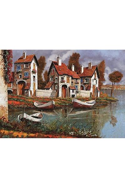 STOREMAX Puzzle Cerchio Houses, Italy 1000 Piece Puzzle Star Buy Bz 1087243