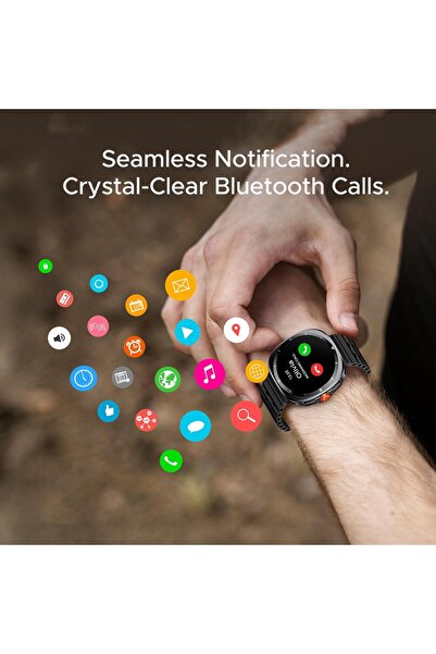 IQ TOUCH ACTIVE S9 Smart Watch - 1.43" Super Retina AMOLED, Bluetooth Calling, IP68, 7-Day Battery