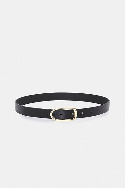Antioch Black Faux Leather Women's Belt