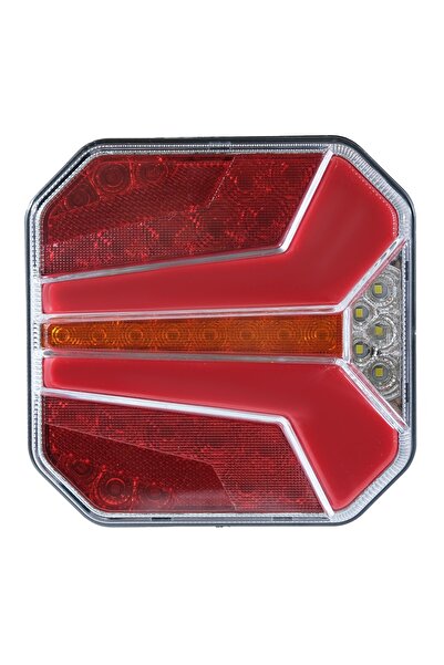 ÇERAY HAMBURGER STOP LAMBA KARE NEONLU 6 FONKSİYONLU DİNAMİK SİNYALLİ 24 VOLT