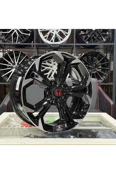 AGT 17 İNÇ 5X114.3 HONDA CİVİC BLACK DİAMOND JANT TAKIMI (4ADET)