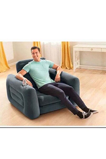 Cady One Pull-Out Chair Dark Grey 109x218x66cm